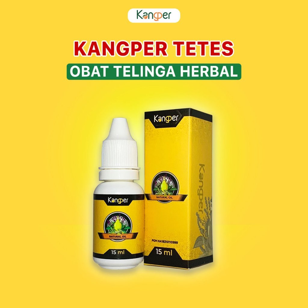 KANGPER TETES - Obat Tetes Telinga Bau, Bernanah, Infeksi Telinga, Congek Aman Untuk Anak Dan Dewasa