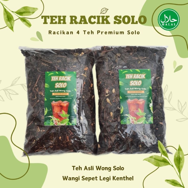 

Teh Racik Solo 500gr || Teh Khas Solo || Teh Wedangan Solo || Es Teh Solo