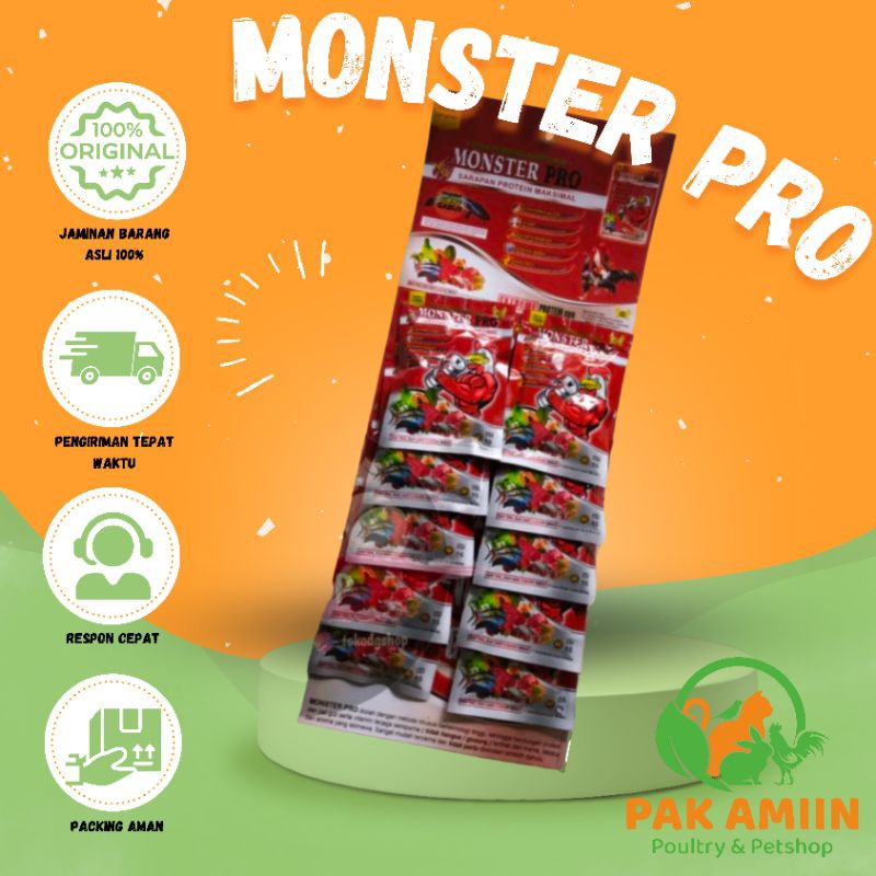 Jamu Ayam Monster Pro 1 Renteng Monster Pro