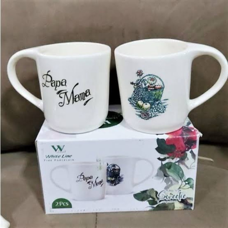 MUG SET PAPA-MAMA 2PCS