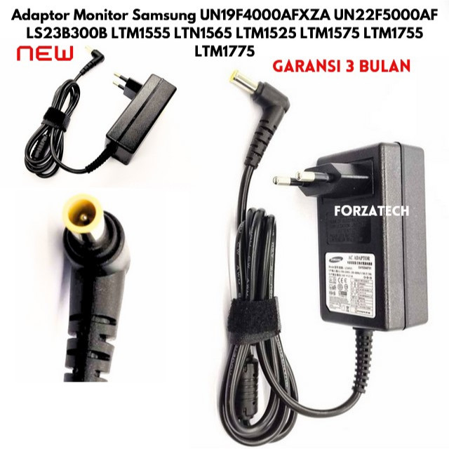 Charger Adaptor Casan Monitor Samsung UN19F4000AFXZA UN22F5000AF LS23B300B LTM1555 LTN1565 LTM1525 L