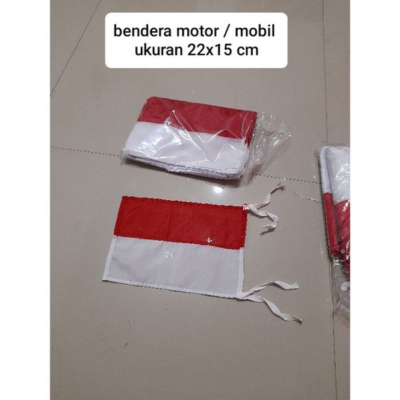 Bendera Merah Putih kecil Motor / Bendera Merah Putih kecil mobil Truck