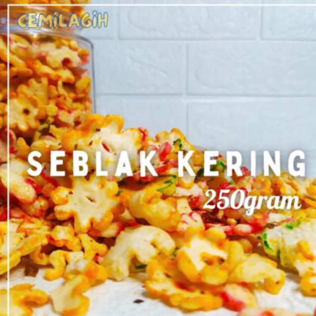 

Kerupuk seblak bantat bintang pedas 250gr
