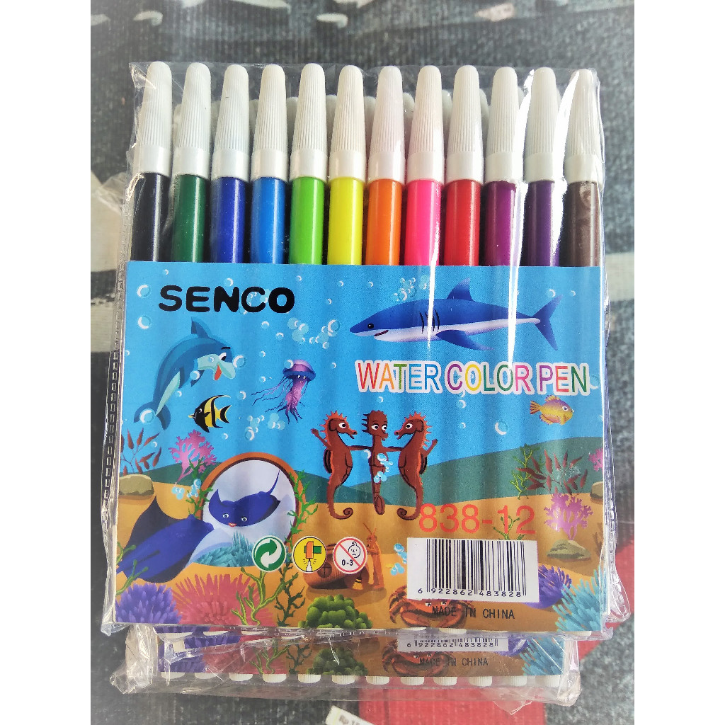 

Spidol 12 warna MURAH SENCO satu set ukuran sedang