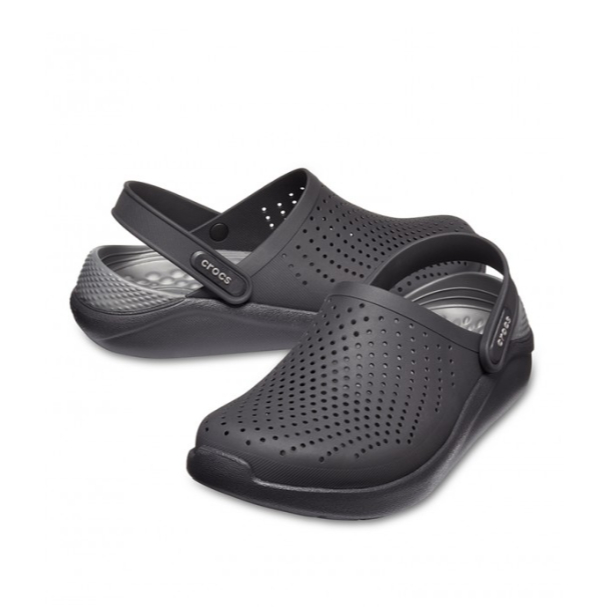 sepatu sandal Crocs LiteRide 45 46 Flash Shoes Unisex Gray Sandals 204592-0DD ORIGINAL BNWT