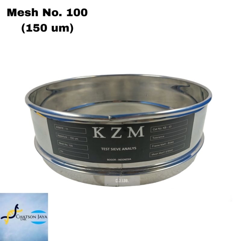 Sieve Ayakan Stainless Mesh 100 Test Mesh 100 (150 um)