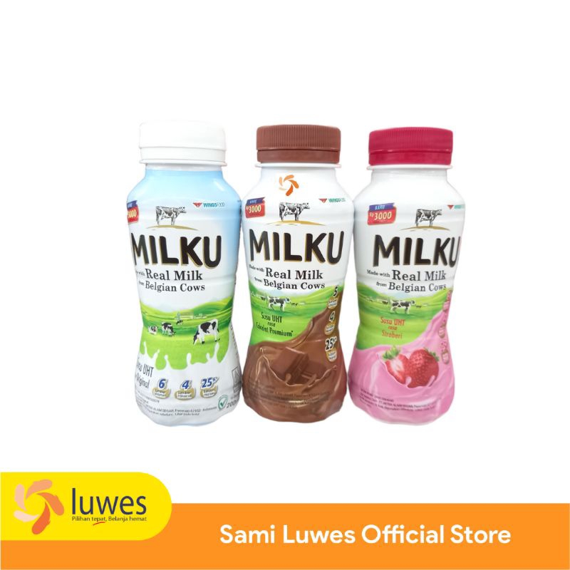 

[ 3 pc ] Susu Milku 200 ml - All varian