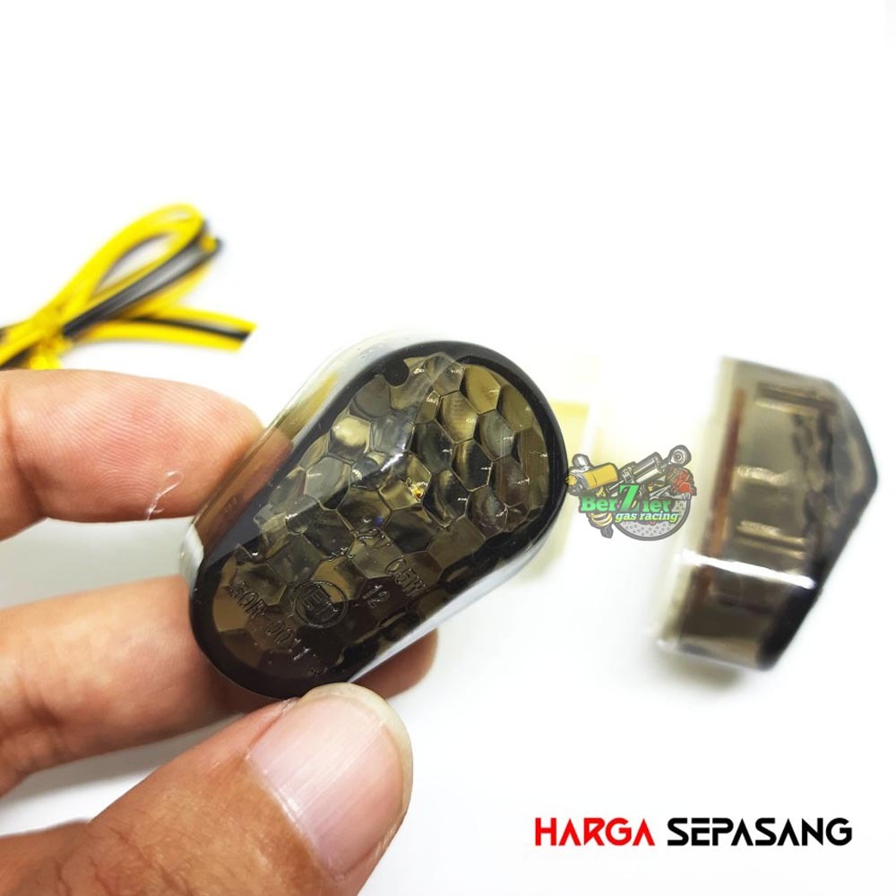 Lampu Sen Sein LED Tempel Fairing Variasi CBR R25 Gsx Ninja RR R15 R25 Universal