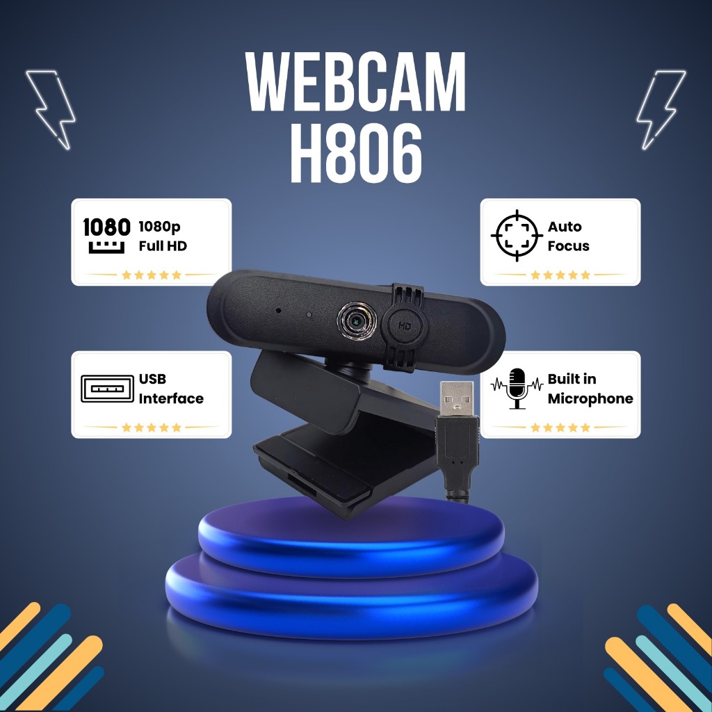 PC Camera H806 FHD 1080P Webcam H806 Cheap USB Camera H806 FHD 1080P