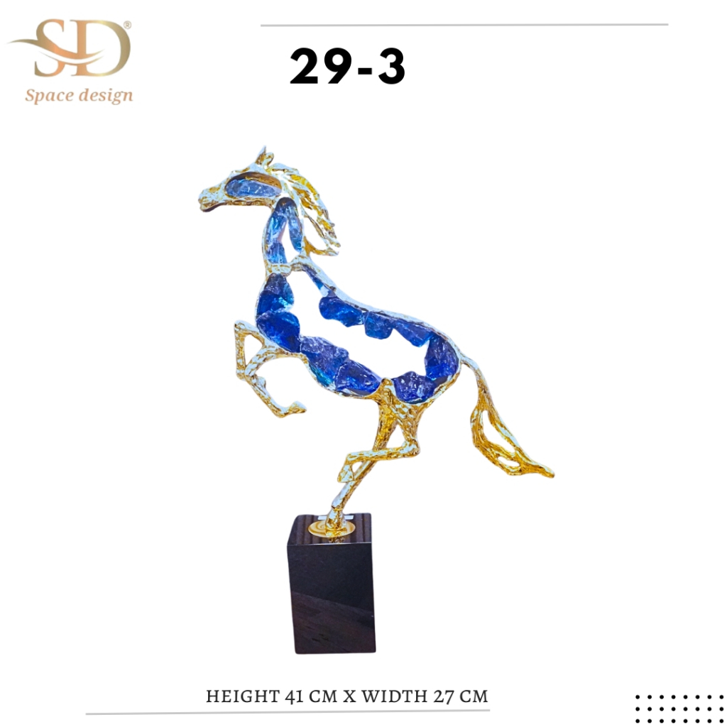 Hiasan Kuda / Pajangan Kuda / Patung Aestethic | 29-3