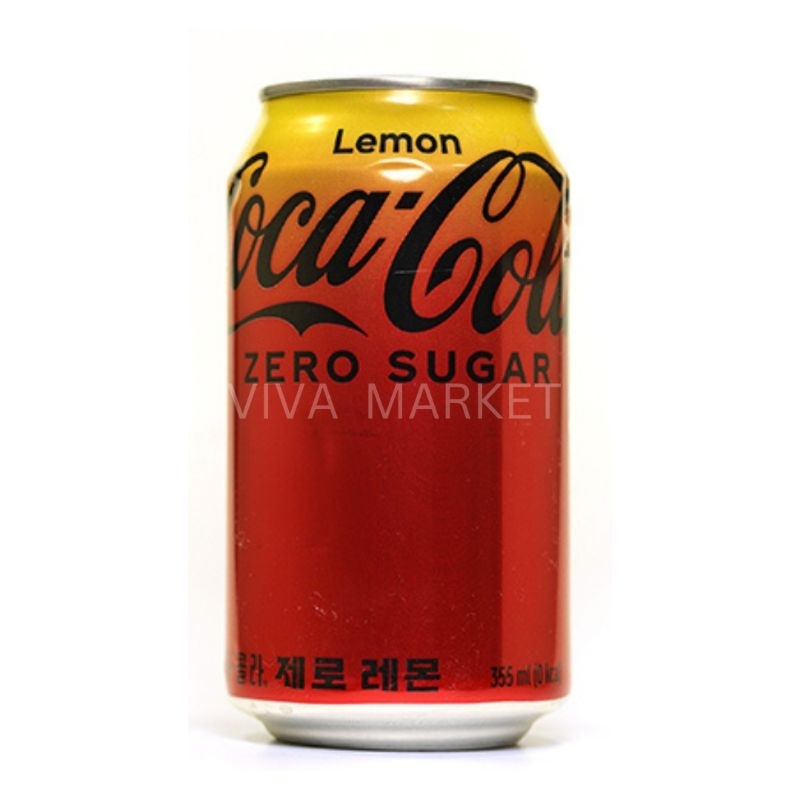 

Coca Cola Lemon Zero Sugar 355ml. Bebas Gula. Original Korea