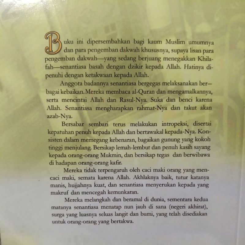 Pilar-pilar Pengokoh Nafsiyah Islamiyah