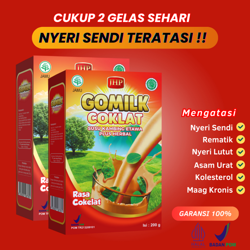 

GOMILK Susu Kambing Etawa Plus Herbal Bubuk 100% Original