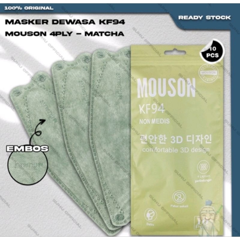 masker kf94 mouson hijau