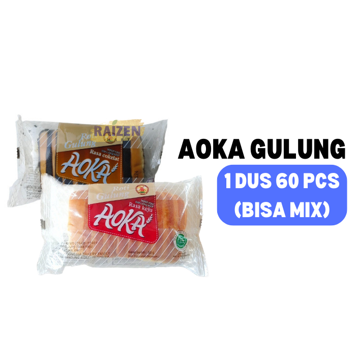 

AOKA Roti Gulung 1 DUS isi 60 pcs @65gr