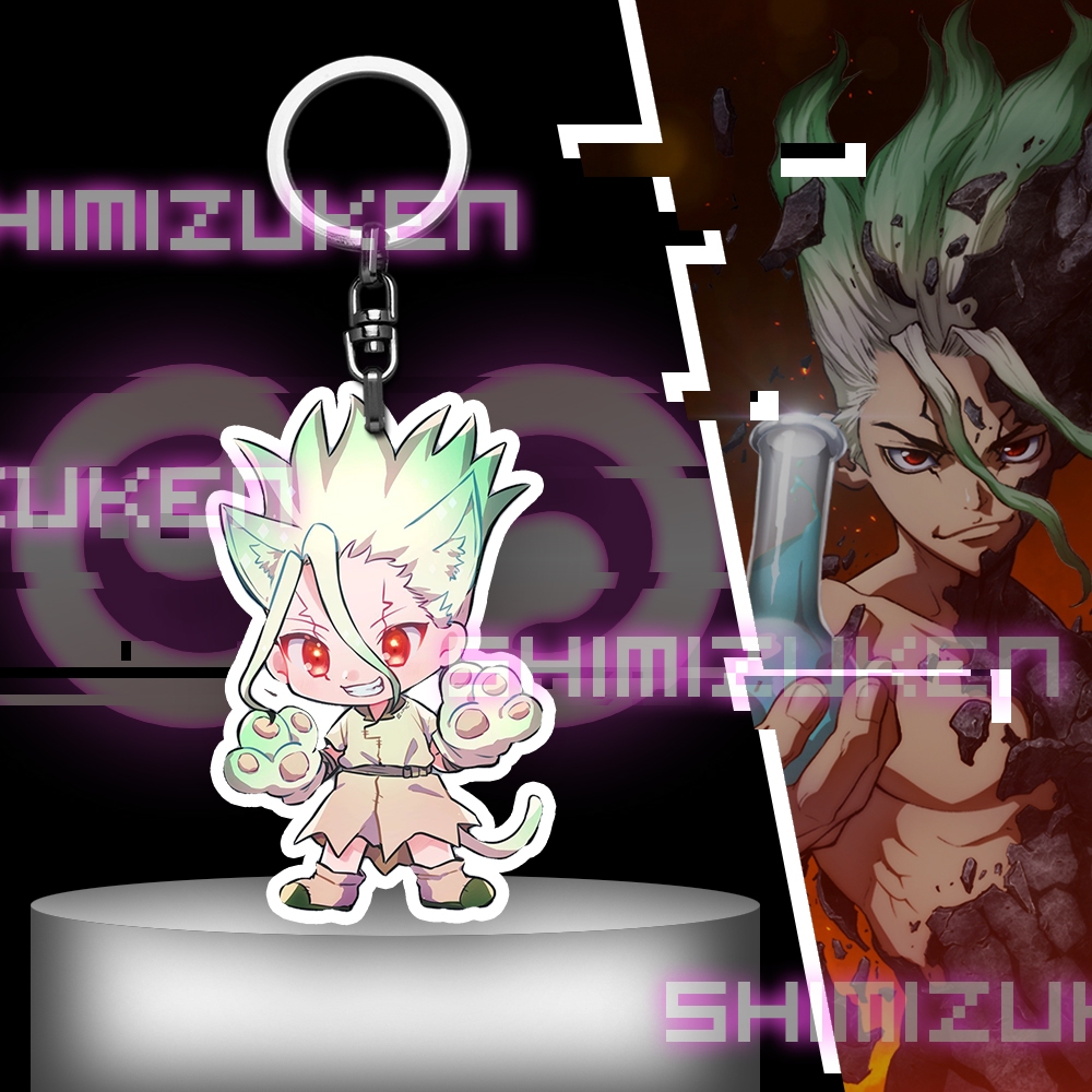 Gantungan Kunci Anime Dr. Stone - Ganci Akrilik - Keychain Acrylic