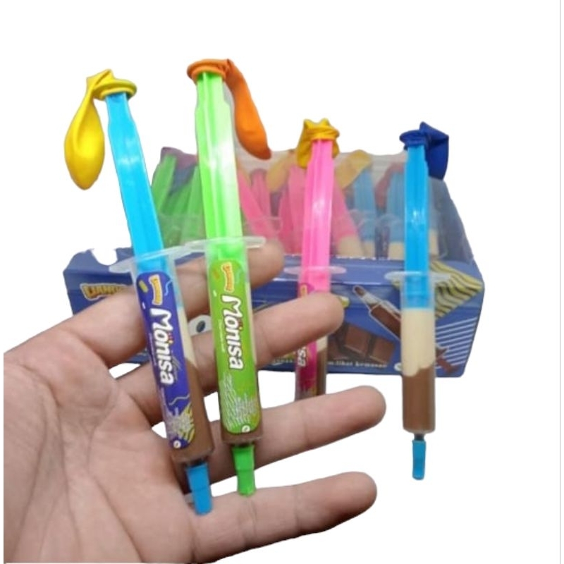 Maem_Yummy Coklat Pasta Suntik Monisa Box Isi 30 Pcs