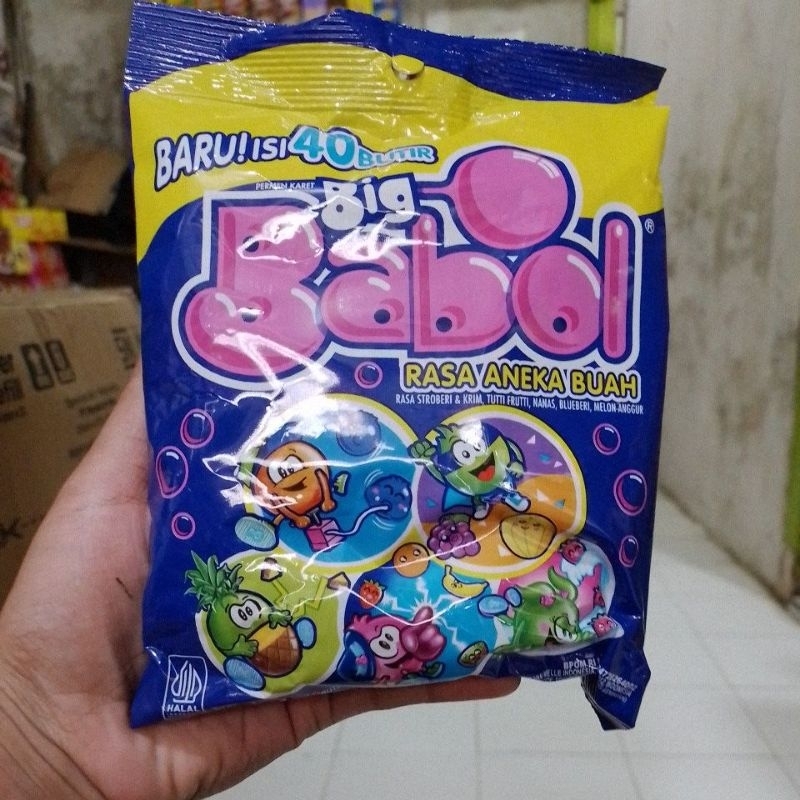 

Big babol permen karet aneka rasa buah 1pack