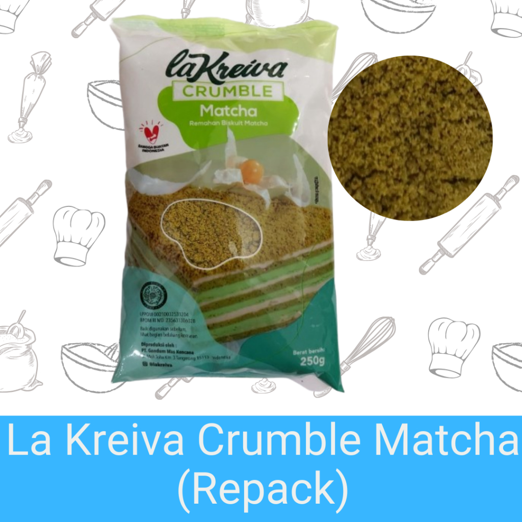 

La Kreiva Crumble (Remahan biskuit) Matcha - 120 gr [REPACK]