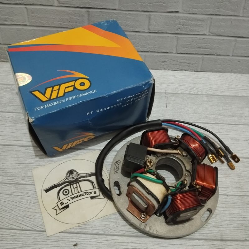 Spul CDI komplit vifo vespa px excel pxe strada spartan merk vifo