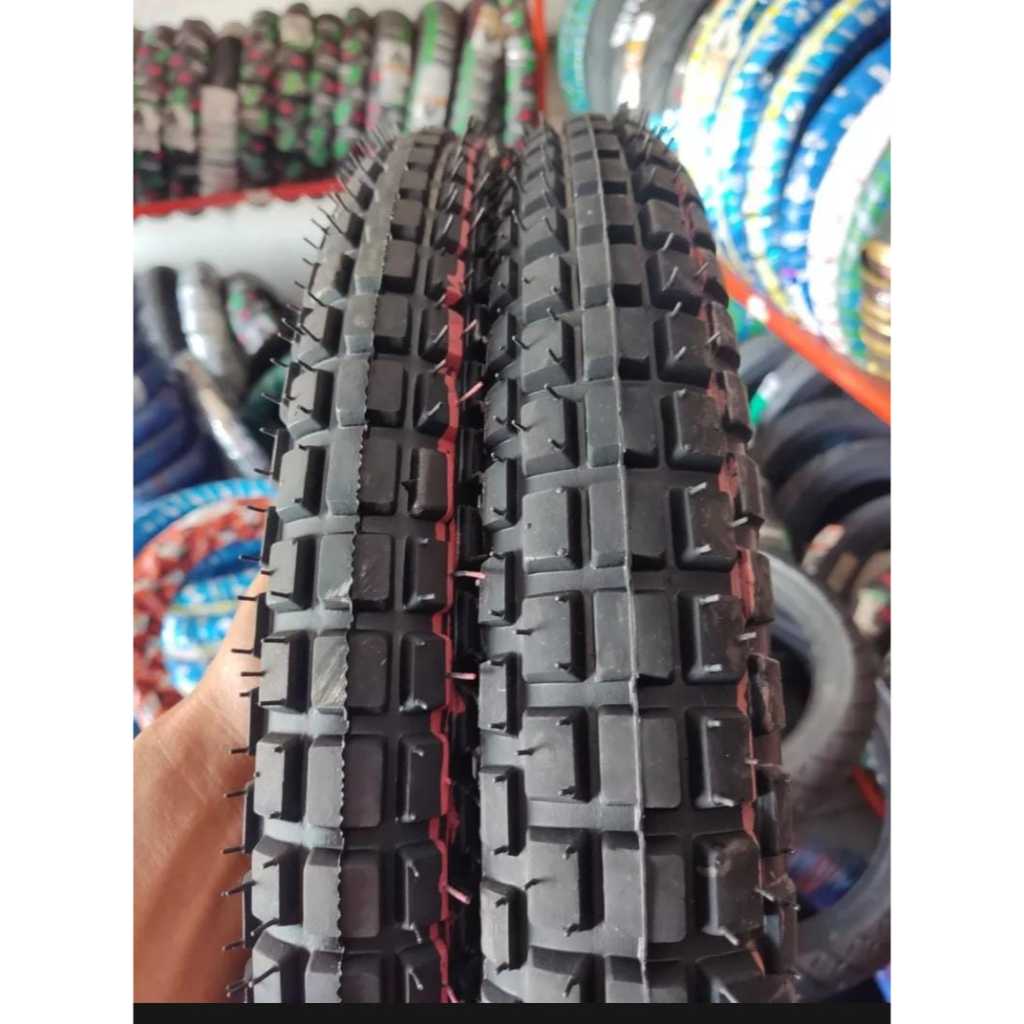 ban semi trail ring 17 ukuran 250 ring 17 dan 275 ring 17 sepasang depan belakang ban motor supra ve