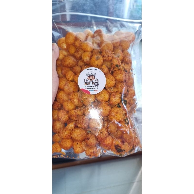 

cimol kering pedas daun jeruk 250gram