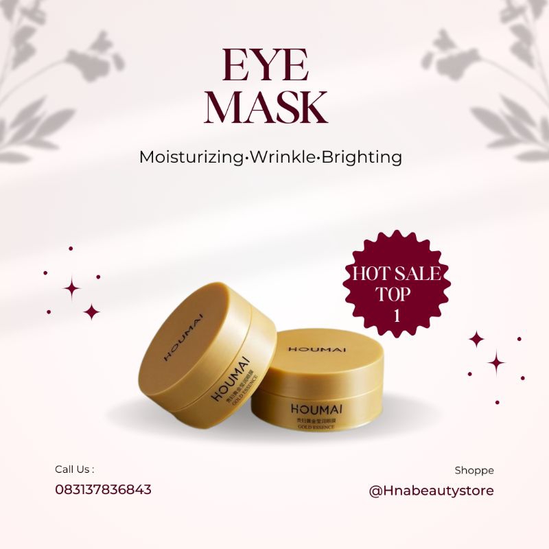 EYE MASK GOLD HOUMAI