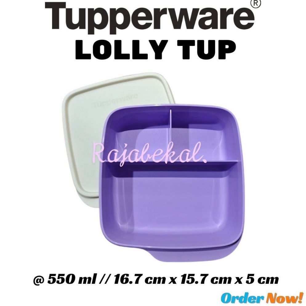 

KODE U3E6 PROMO Tupperware Lolly tup bekal bersekat