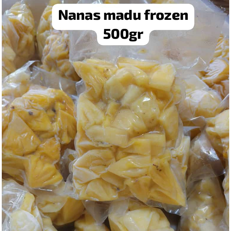 

Nanas madu 500gr frozen / nanas manis madu potongan