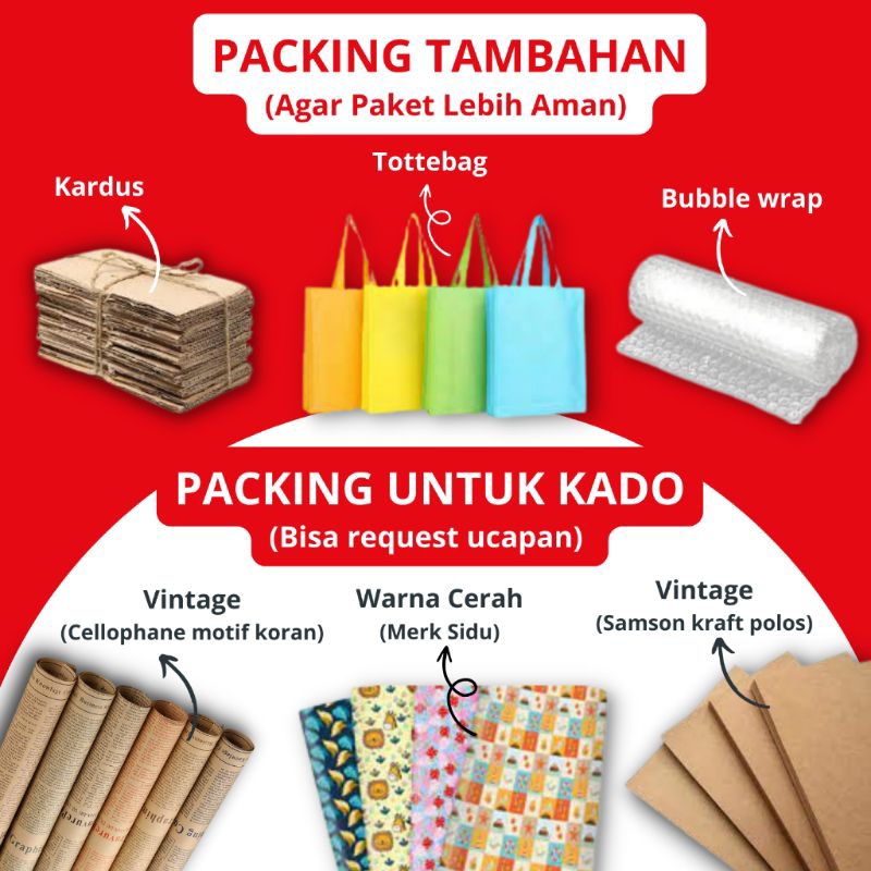 

TAMBAHAN PACKING AMAN DAN CANTIK