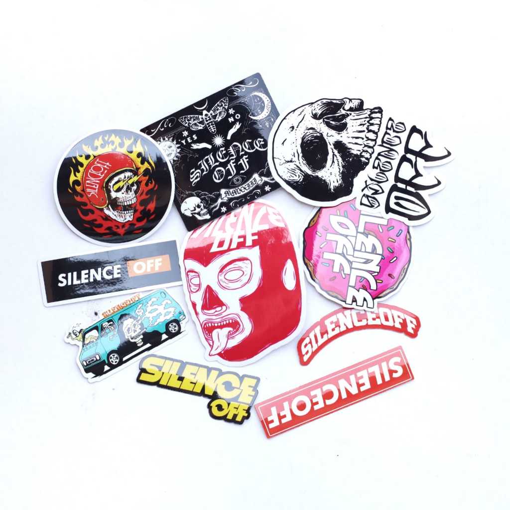 

Stiker pack Aesthetic Colored Logo Sticker Tumbler helm Laptop Hp