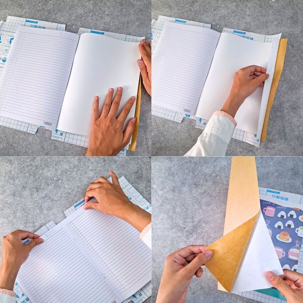 

KHUSUS Sticker Sampul Buku Coklat Self Adhesive Ukuran Kuarto Boxy