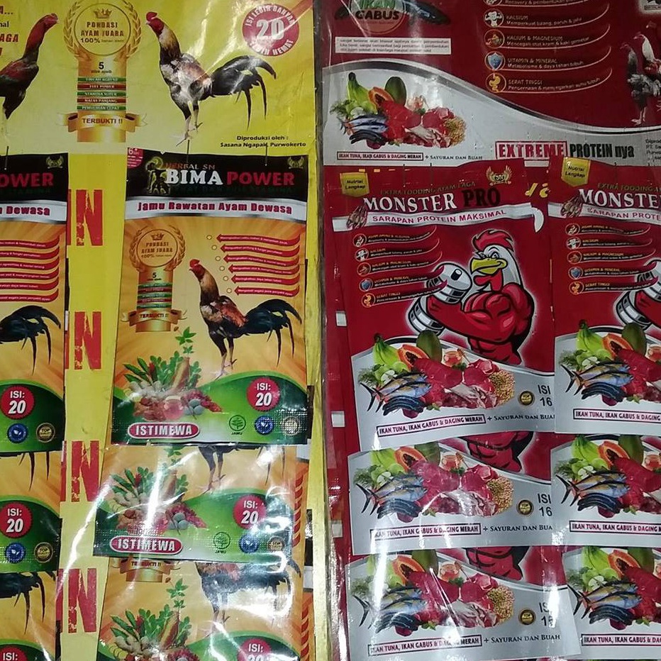 KODE V42A JAMU AYAM BIMA POWER  MONSTER PRO