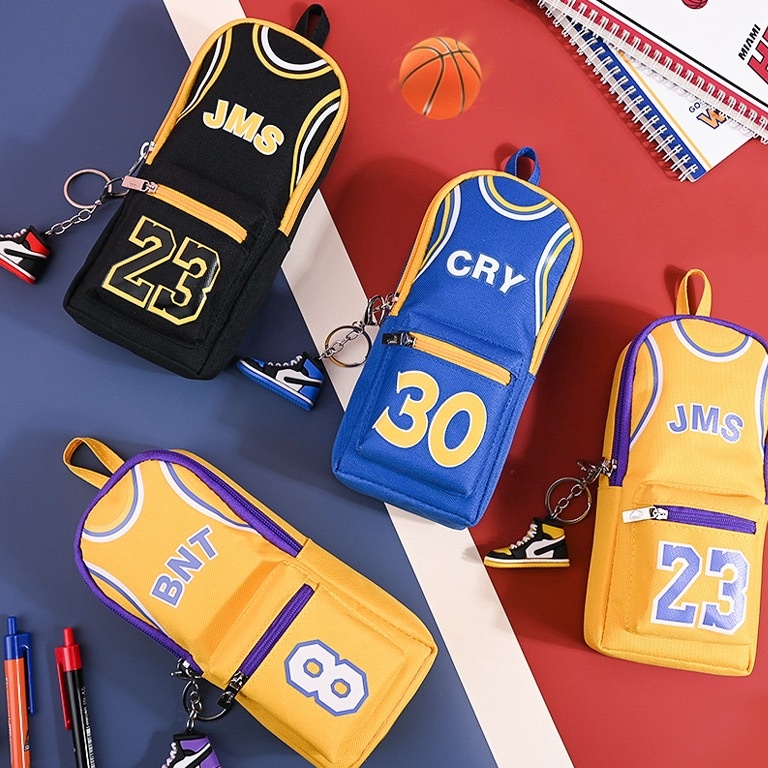 

KODE H3Q4 Kotak Pensil Motif Football BasketBall SlamDunk