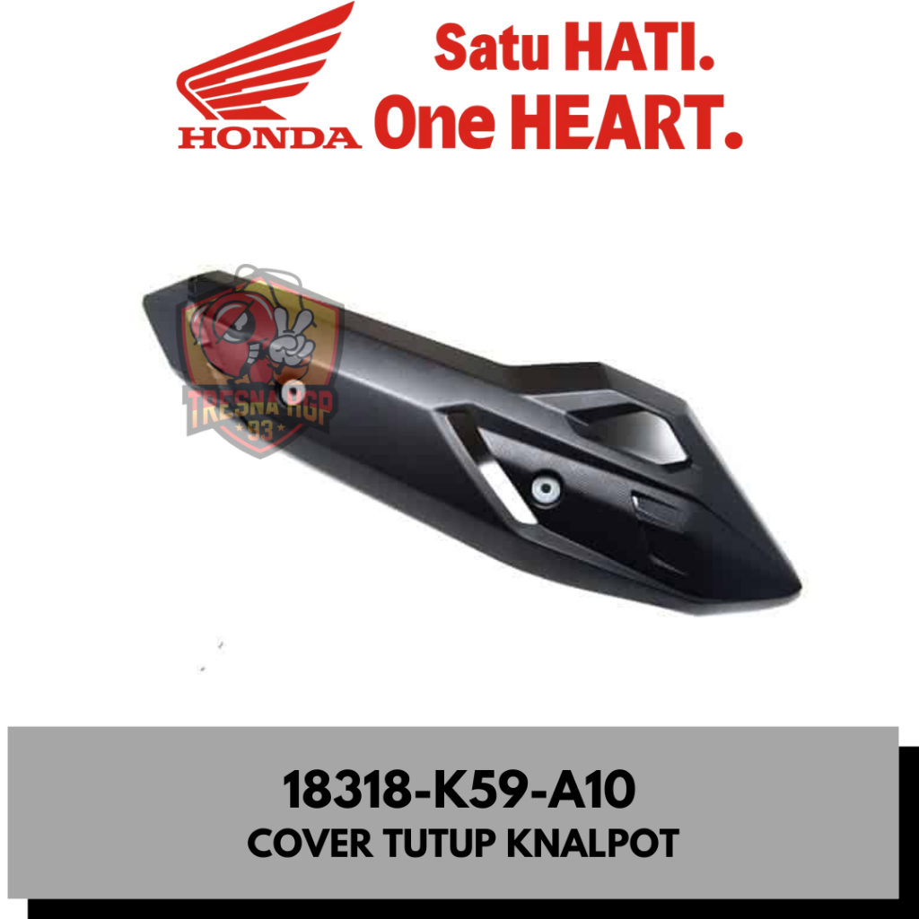 18318-K59-A10 TUTUP KNALPOT VARIO ESP 125 & 150 ORIGINAL | PROTECTOR MUFFLER 18318K59A10