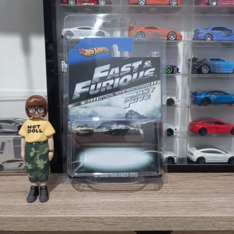 Custom Card 08 Dodge Challenger SRT8 Fast & Furious Official Movie Merchandis Hot Wheels