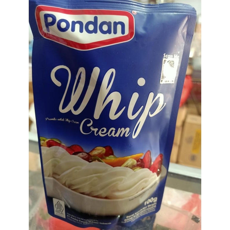 

Pondan Whip Cream 100g