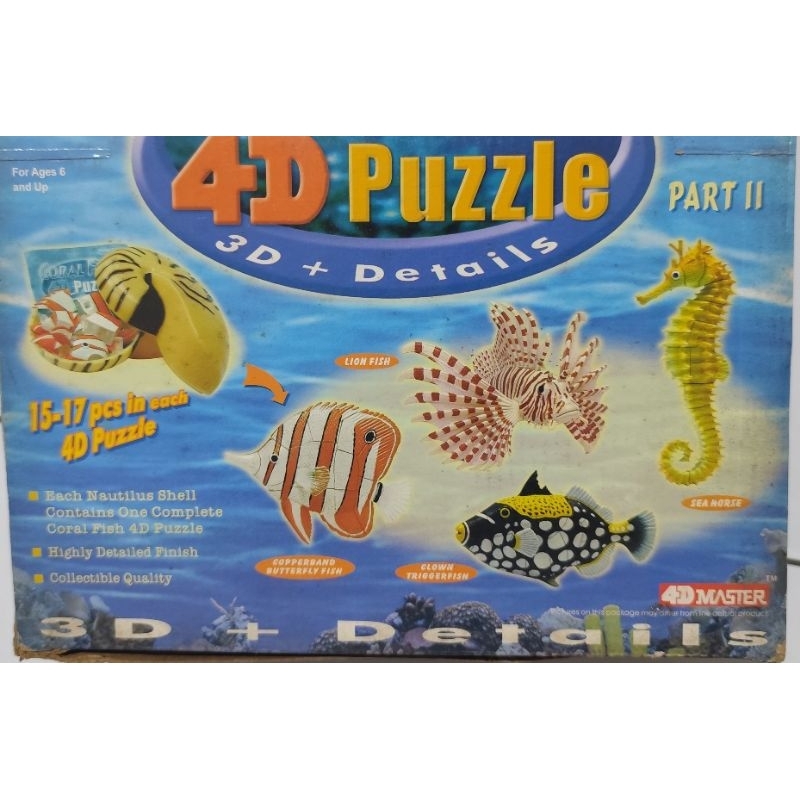Puzzle Colar Fish Animal Puzzle 4D Master Puzzle