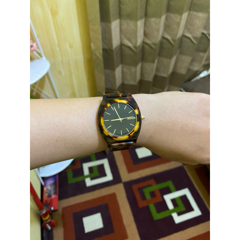 Nixon Time Teller Acetate Black Gold