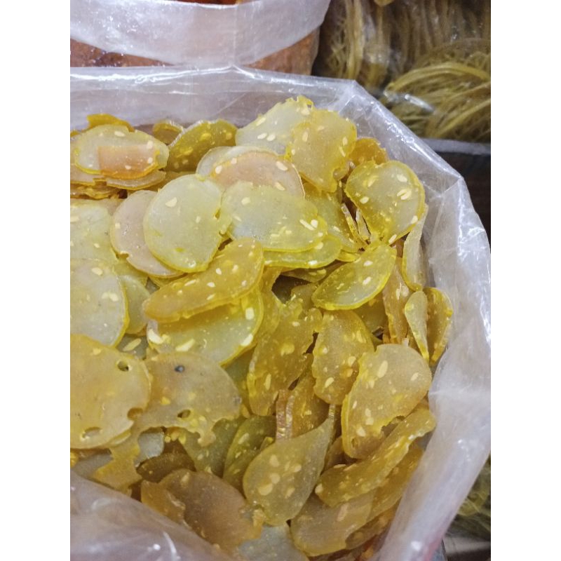 

Kerupuk tempe mentah 500 gram.