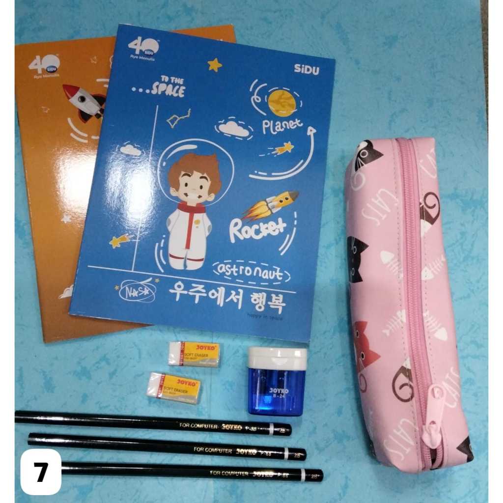 

Back to school PAKET 7/ PERLENGKAPAN ALAT SEKOLAH PAKET 7