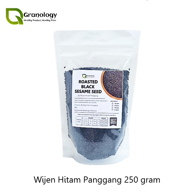 

Wijen Hitam Panggang / Roasted Black Sesame Seed 250 gram