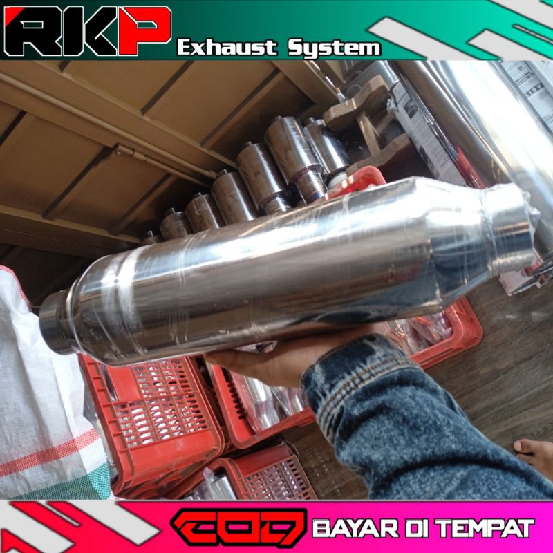 resonator kapsul capsul racing knalpot mobil innova fortuner pajero termurah