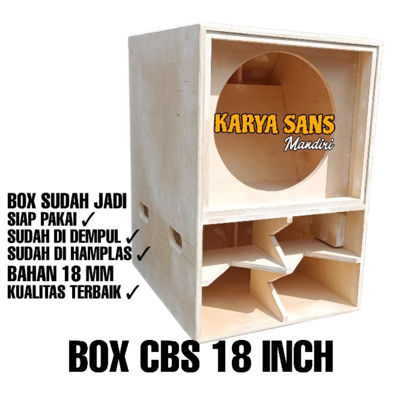 Box speaker cbs 18 inch mentahan