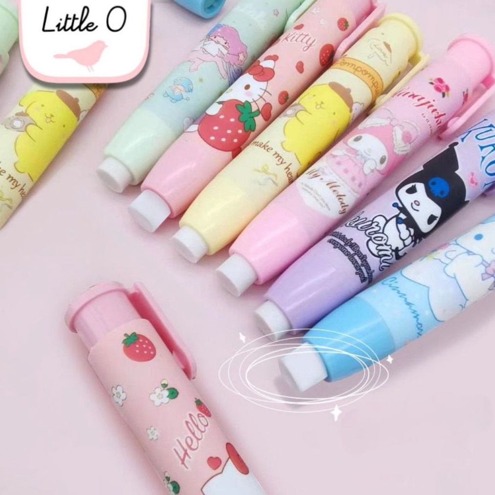 

KILAT Penghapus Mekanik Motif Karakter Lucu Sanri Mechanical Eraser