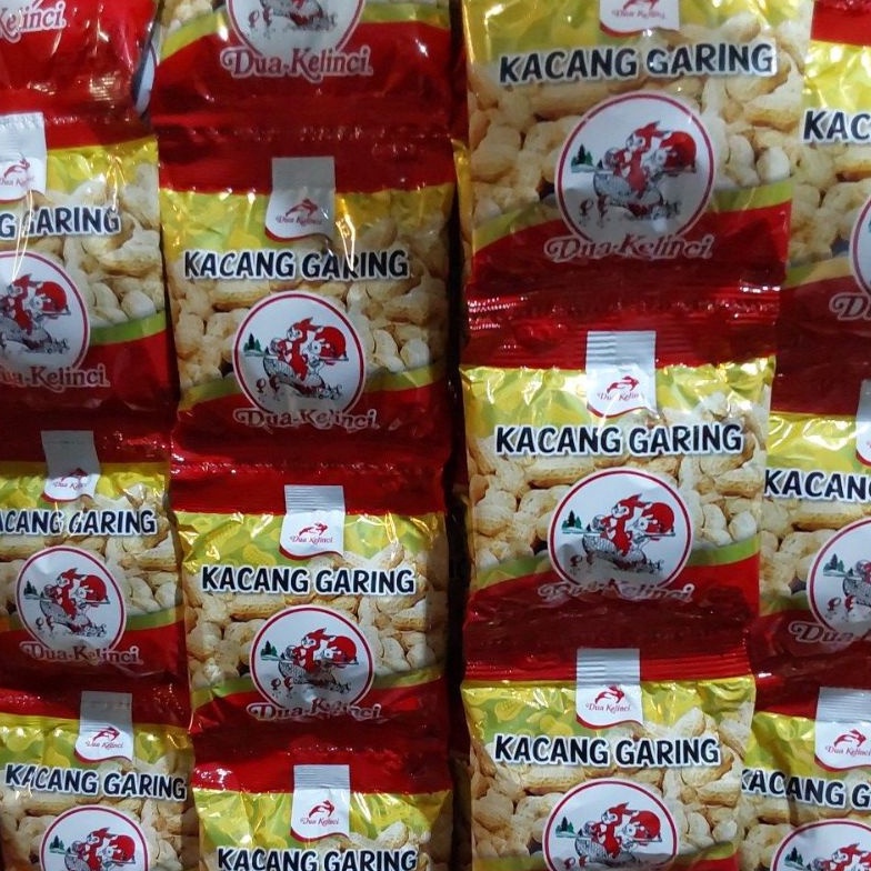 

WAH Dua Kelinci Kacang Garing Renteng Isi 1pc 14gr Renceng