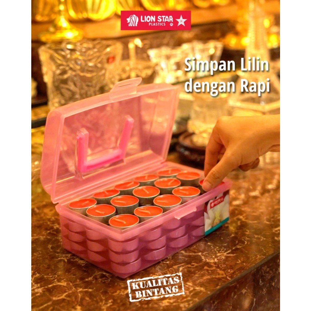 Kotak Penyimpanan Serbaguna Plastik Lion Star SB-60 Persona Case 009
