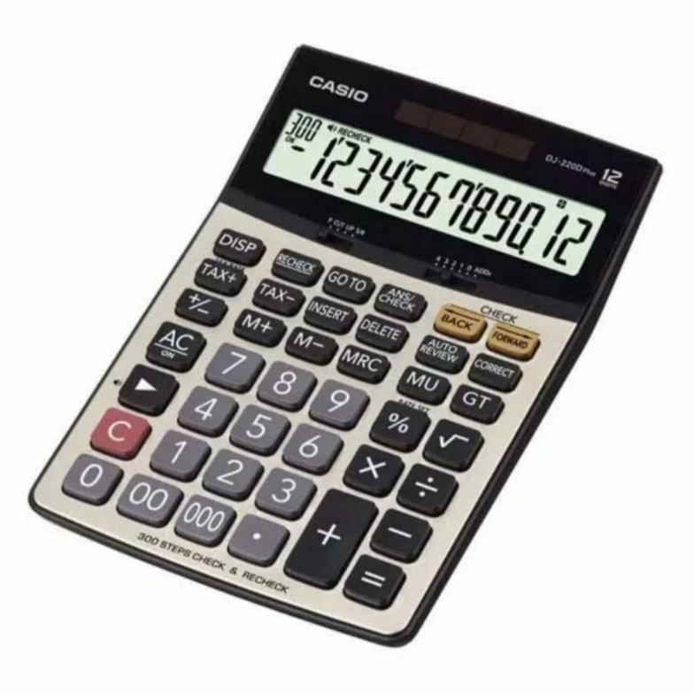 

SERENTAK Kalkulator Casio DJ22D Plus Check Correct Calculator DJ22D Plus