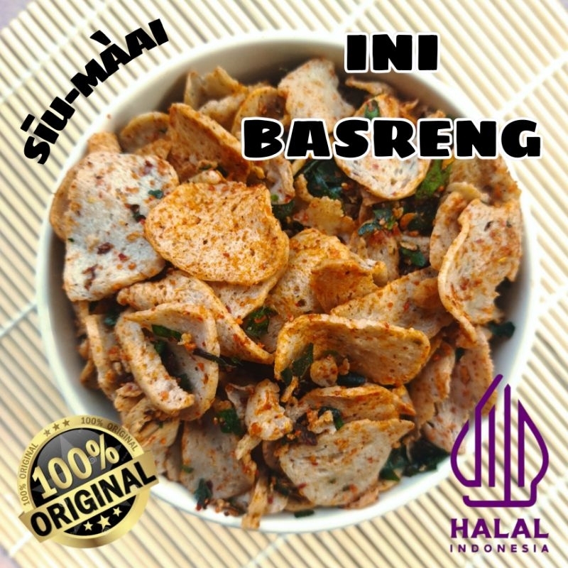 

COD Basreng Daun Jeruk Tipis 250 gram - Halal Renyah Gurih Pipih Tipis