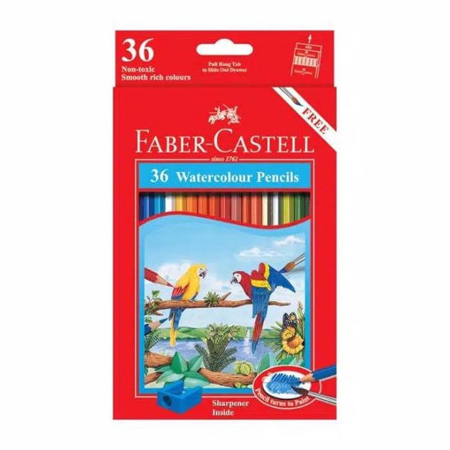 

SPONTAN Pensil Warna Water Color 36 Warna Faber Castell